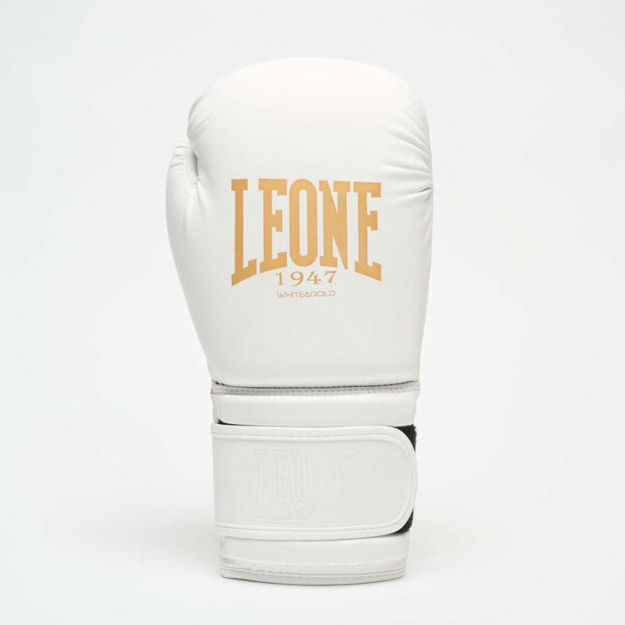 WHITE&GOLD BOXING GLOVES