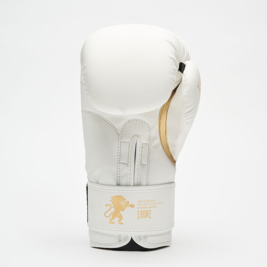 WHITE&GOLD BOXING GLOVES