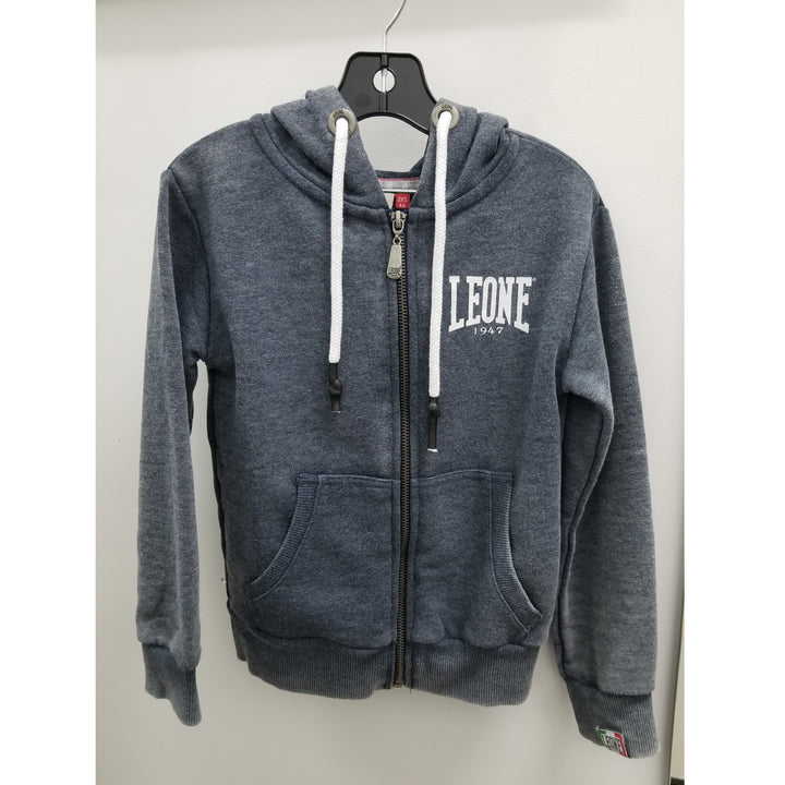 LEONE BOY HOODY ZIPPED DENIM