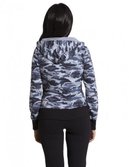 WOMAN HOODY FLEECE ZIP
