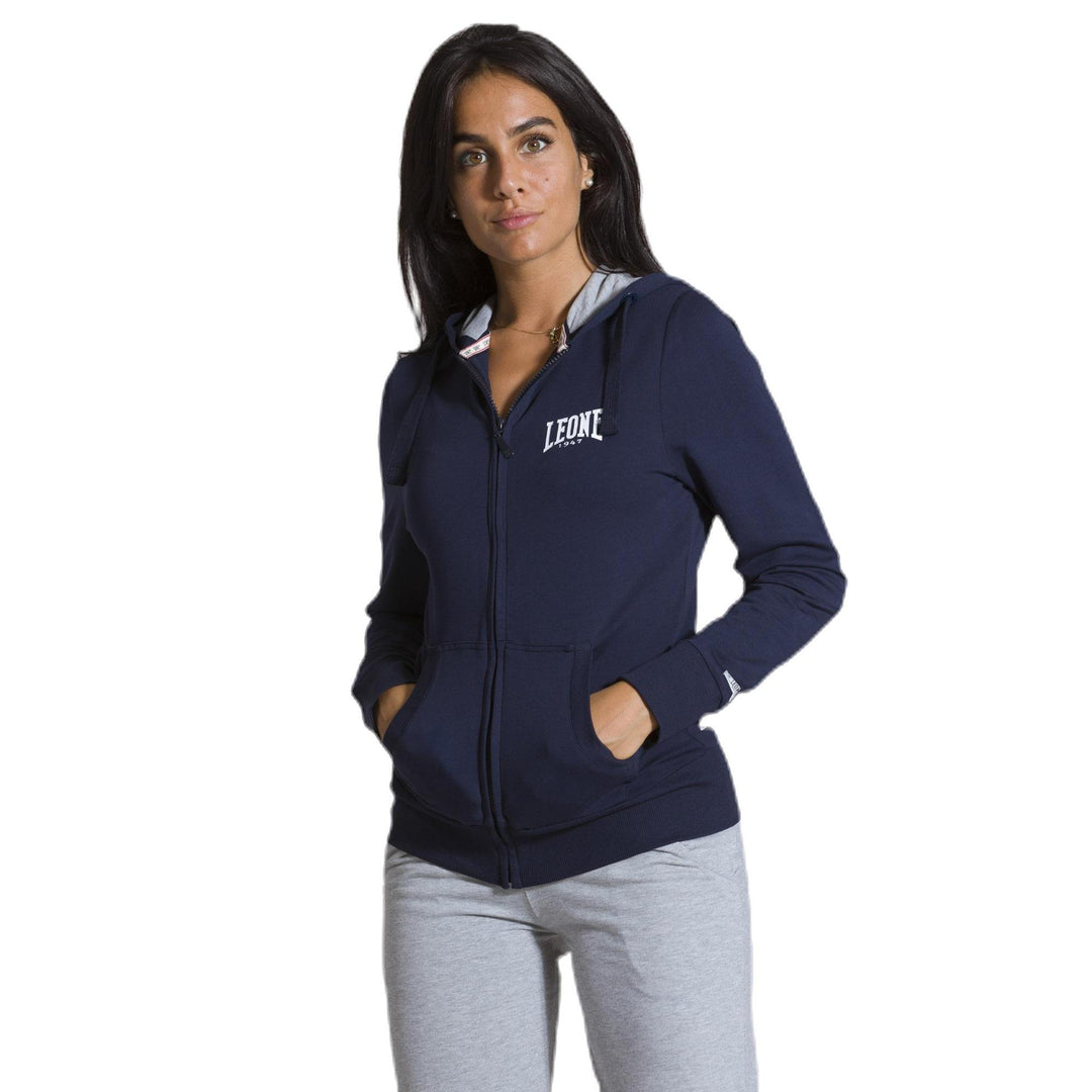 WOMAN HOODY FLEECE ZIP