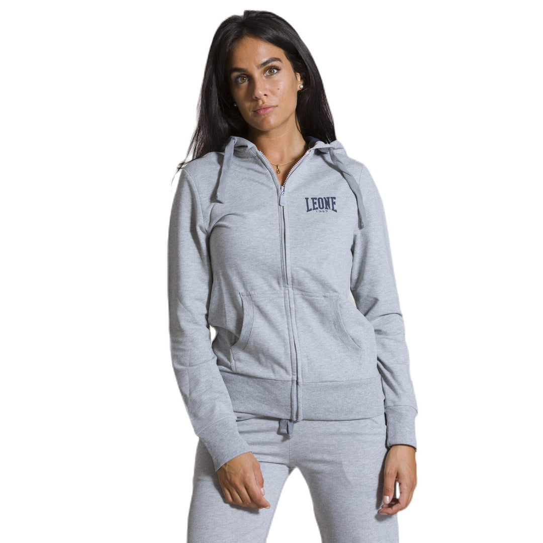 WOMAN HOODY FLEECE ZIP
