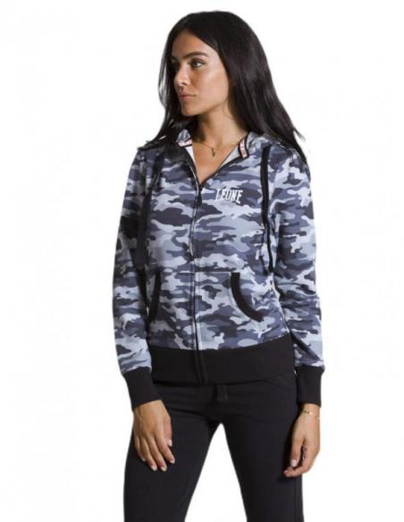 WOMAN HOODY FLEECE ZIP