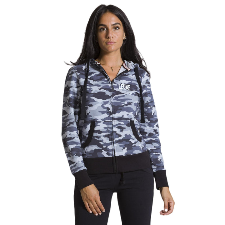 WOMAN HOODY FLEECE ZIP